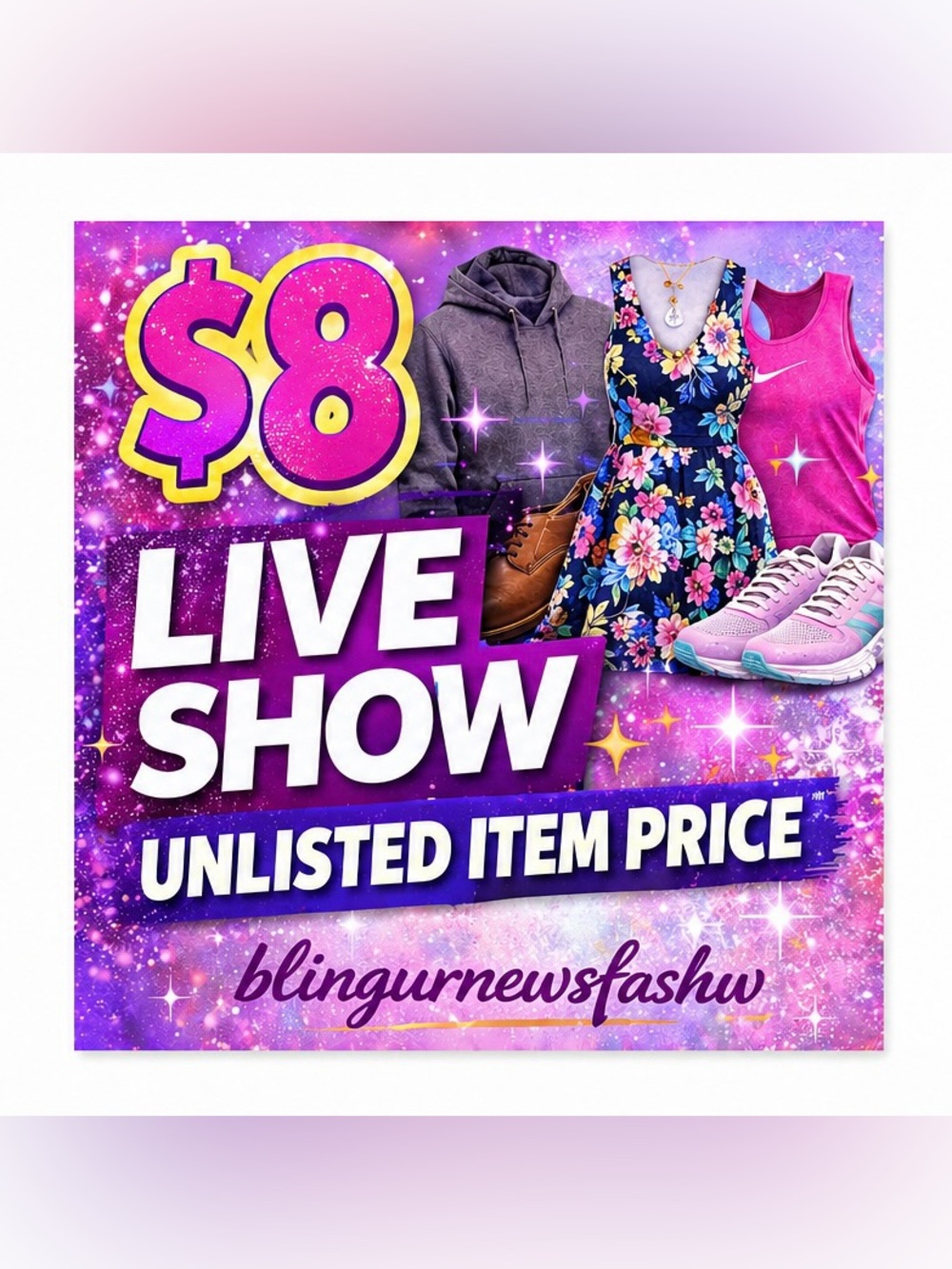 Live Show Unlisted $8 Start